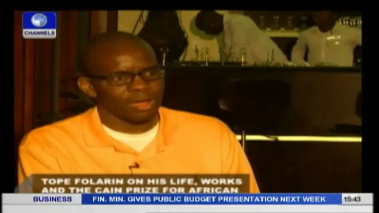 Channels Bookclub Interview with writer Tope Folarin On His Works